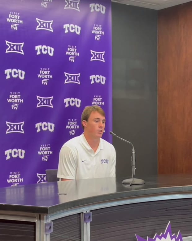 WATCH! TCU Quarterback Chandler Morris discusses ups and downs o